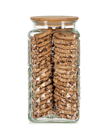 Tarro de Galletas de Vidrio Hermético Kitchentoolz 3.25L