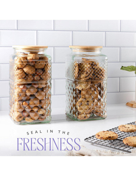 Tarro de Galletas de Vidrio Hermético Kitchentoolz 3.25L