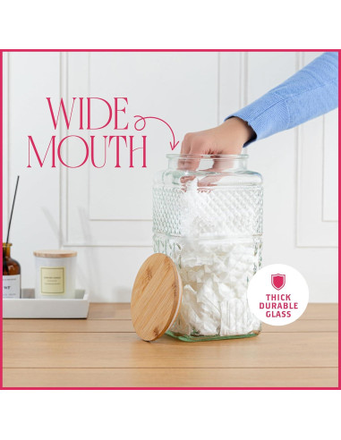 Tarro de Galletas de Vidrio Hermético Kitchentoolz 3.25L