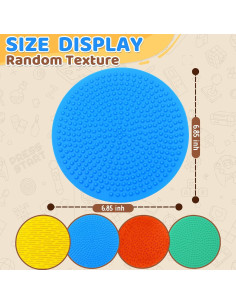 4 Tapetes Sensoriales de Silicona CHESLICR para Niños 1-3 Años 2