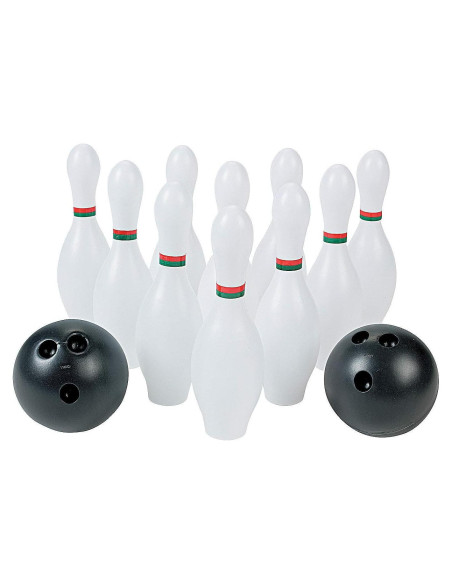 Conjunto de Bolos para Niños Fun Express - 10 Pines y 2 Pelotas