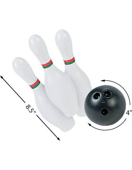Conjunto de Bolos para Niños Fun Express - 10 Pines y 2 Pelotas