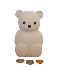 Banco de Monedas de Silicona Brooklyn Neutral para Niños