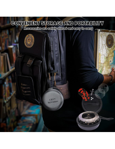 Dados de Ruleta CZYY Metálicos 7-en-1 para D&D y RPG