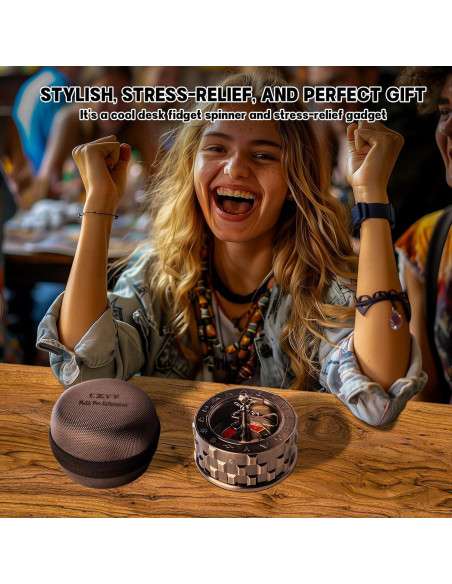 Dados de Ruleta CZYY Metálicos 7-en-1 para D&D y RPG Dados de Ruleta CZYY Metálicos 7-en-1 para D&D y RPG