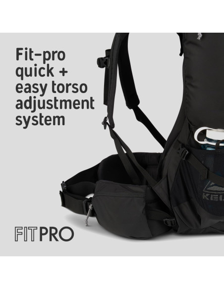 Mochila Kelty Coyote 65L - Senderismo, Ajuste Personalizado