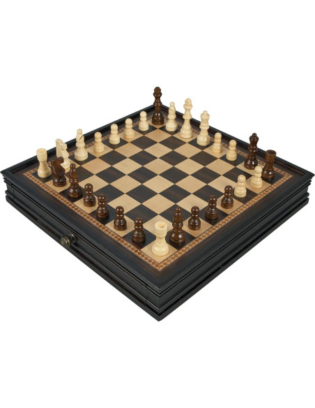 Juego de Ajedrez Magnético BIVOMON 31.75 cm con 2 Cajones