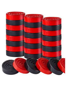 Fichas de Damas de Madera Sumind 48 Piezas 6.83 cm Bolsa