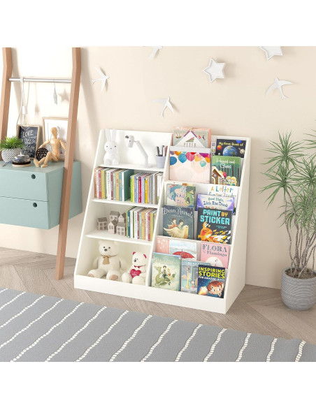 Estantería de Libros y Organizador de Juguetes FUCIHOMA 4 Niveles