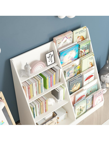 Estantería de Libros y Organizador de Juguetes FUCIHOMA 4 Niveles