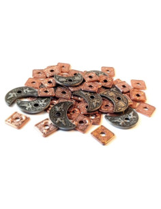 Monedas de Fantasía The Broken Token - 60 Piezas Deepwater