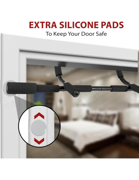 Barra de Dominadas Ben Din para Marco de Puerta - Acero Resistente