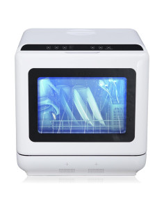 Lavavajillas Portátil ACONEE 5 Programas 4.5L Blanco