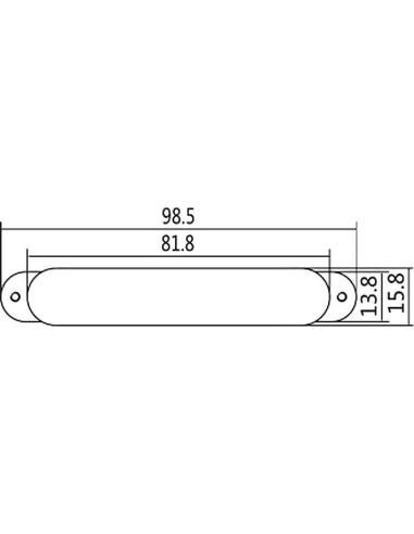 Arnés de Pastilla Bobina Simple Cromado con Control de Volumen