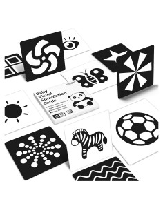 Juguetes de Alto Contraste AJsupojouet para Bebés 0-6 Meses