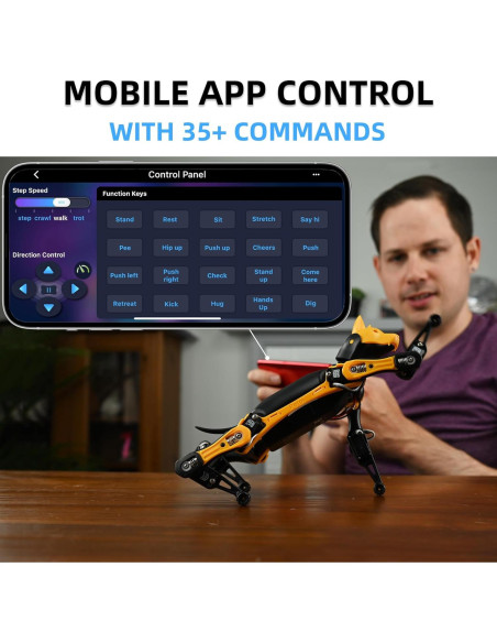 Robot Perro Bittle Petoi | Kit Programable STEM 0.68 kg