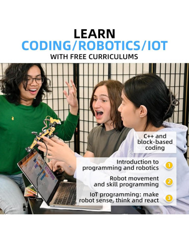 Robot Perro Bittle Petoi | Kit Programable STEM 0.68 kg