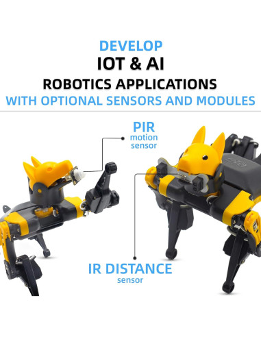 Robot Perro Bittle Petoi | Kit Programable STEM 0.68 kg