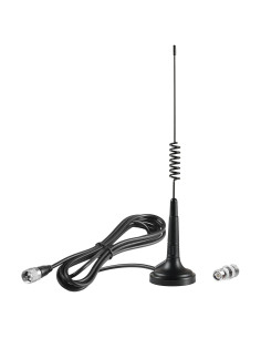 Antena CB de Base Magnética Eifagur 27MHz 33cm con Adaptador