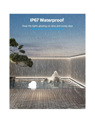 Tira LED 5M Blanco Cálido IP65 Samsion 120 LEDs/M Flexible