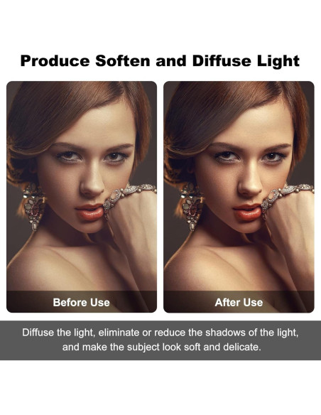 Kit de Iluminación Fotográfica Soonpho con Paraguas 109cm Kit de Iluminación Fotográfica Soonpho con Paraguas 109cm