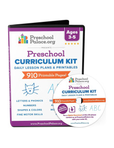 Kit Currículo Preescolar Palacio de Preescolar - CD Imprimible 900 Páginas