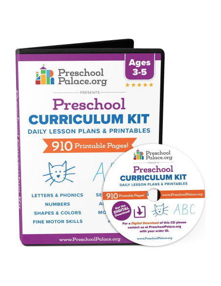 Kit Currículo Preescolar Palacio de Preescolar - CD Imprimible 900 Páginas