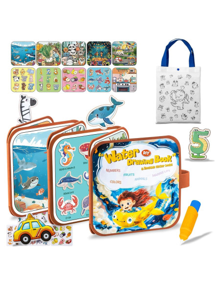 Libro Ocupado Montessori ZhaoJum para Niños 1-5 Años con Bolsa DIY