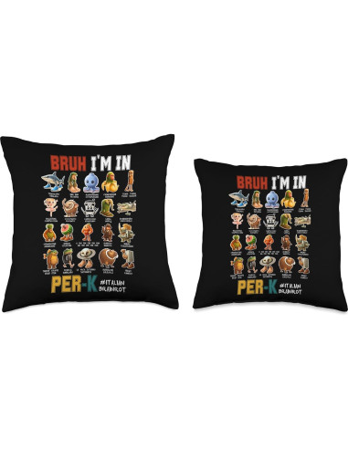 Almohada Divertida Bruh Estoy en Pre-K 40x40 cm para Niños