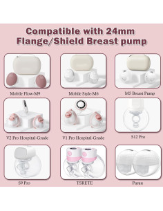 Inserto de Brida 14mm 6pcs IVARONAL para Extractores de Leche 2