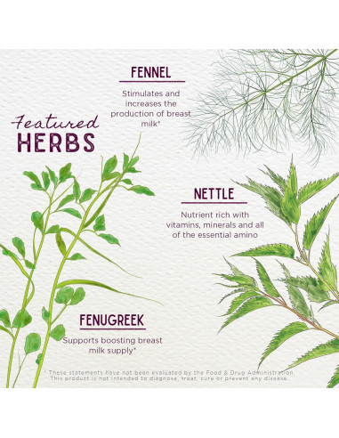 Suplemento Herbal WishGarden Leche Rica 60ml - Apoyo Lactancia