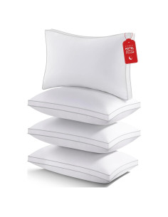 Juego de 4 Almohadas Queen ROUMEA Suave y Lavables