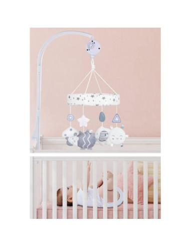 Móvil para Cuna XIGUI CL-2305-08 con Música y 4 Juguetes