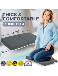 Conjunto Almohadilla Rodillas y Cesta Pañales Toodly Gris Taupe 2