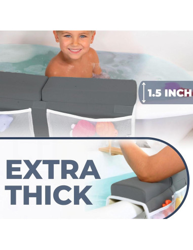 Conjunto Almohadilla Rodillas y Cesta Pañales Toodly Gris Taupe