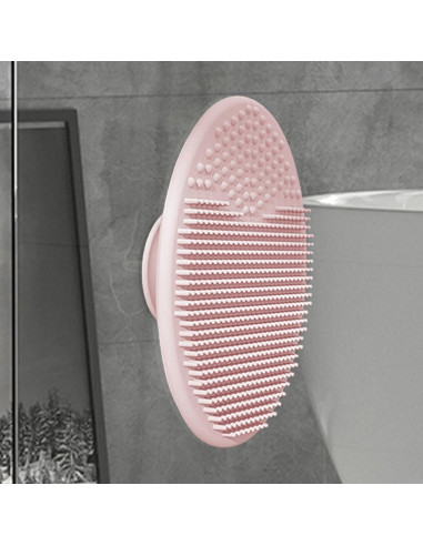 Cepillo de Baño para Bebés Genérico - Silicona Rosa Exfoliador