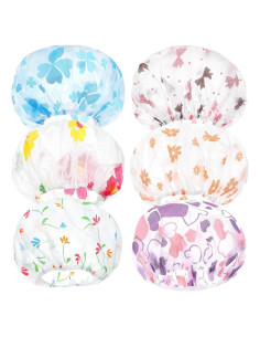 Paquete de 6 Gorras de Ducha Reutilizables ValueBargain 27.94 cm