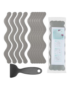 Juego de 30 Pegatinas Antideslizantes Kucucyle para Baño - Gris