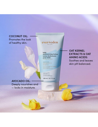 Trío de Baño para Bebés Evereden | Champú, Gel y Crema Hidratante