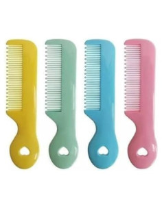 Juego de 4 Peines Redondos Coloridos Jizlan para Bebé