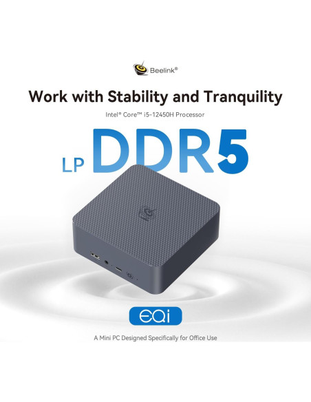 Mini PC Beelink EQi12 i5 12450H 24GB RAM 500GB SSD 4K