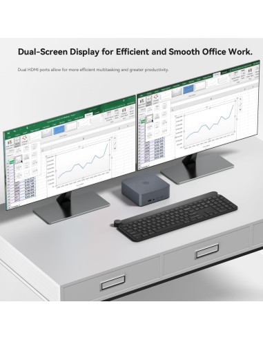 Mini PC Beelink EQi12 i5 12450H 24GB RAM 500GB SSD 4K