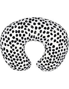 Funda de Almohada de Lactancia Uderui 2 Pack Algodón Suave Negra 2