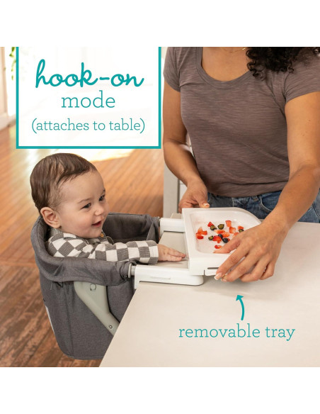 Asiento Elevador de Viaje Infantino 204009-00 Gris, 1.81 kg