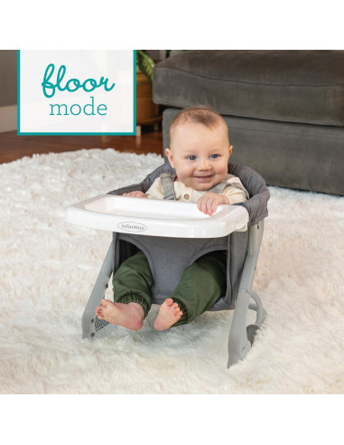 Asiento Elevador de Viaje Infantino 204009-00 Gris, 1.81 kg