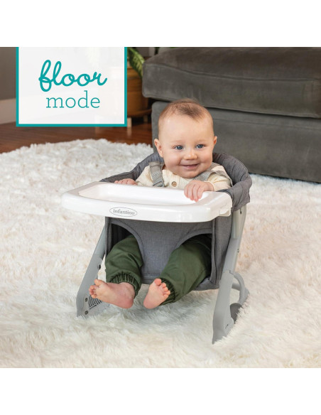 Asiento Elevador de Viaje Infantino 204009-00 Gris, 1.81 kg