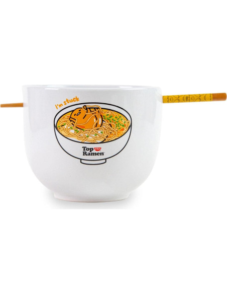 Conjunto de vajilla para ramen Silver Buffalo Gudetama 567g