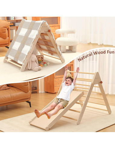 Conjunto de Escalada Plegable PairPear 7 en 1 para Niños