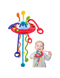 Juguete de Cuerda de Silicona Hahaland para Bebés - Montessori 1-3 Años