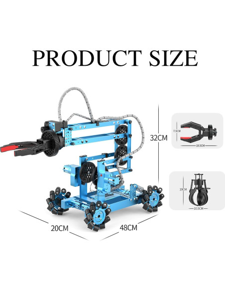 Brazo Robótico YAZHIYI K3 Control Remoto 360 Flexible